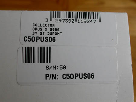 Opus X 2006 5pc Collector Set 